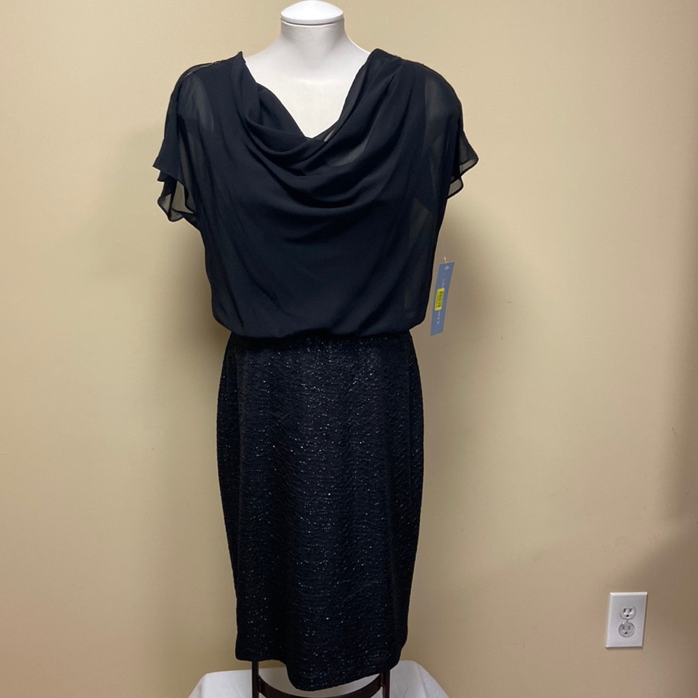 London Times Black Dress size 10 NWT